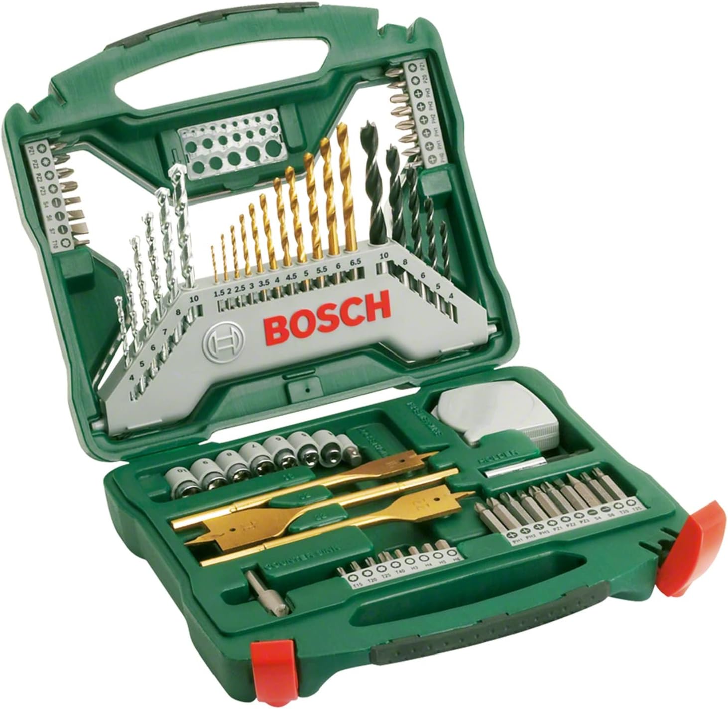 Bosch DIY 30tlg. Titanium-Set X-Line zum Bohren und Schrauben in Holz, Stein und Metall