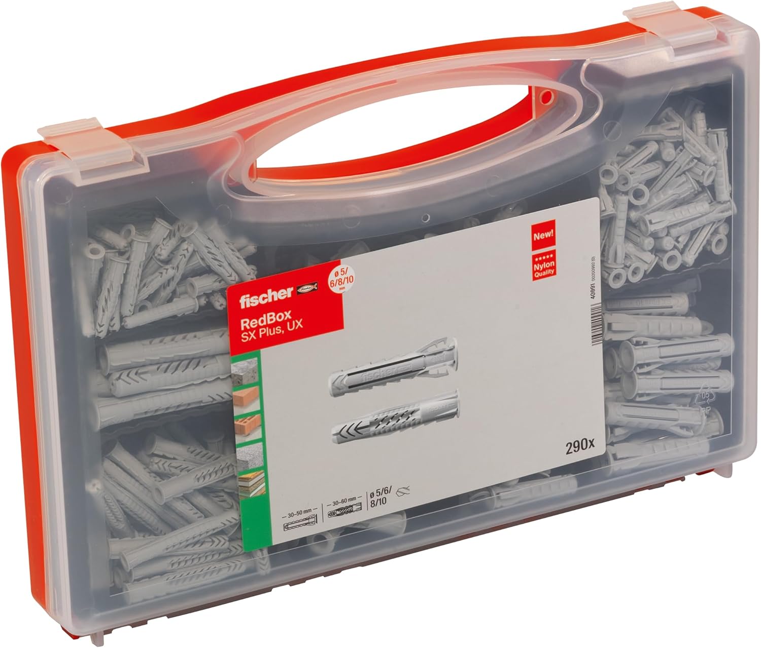 Fischer Dübelsortiment SX/UX in roter Box