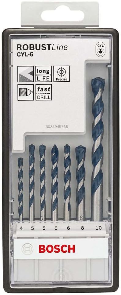 Bosch Pro Betonbohrer-Set CYL-5 Robust Line, 7-teilig