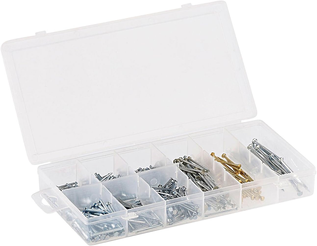 AGT Sortimentskasten Stahl-Nägel, 550-teiliges Set