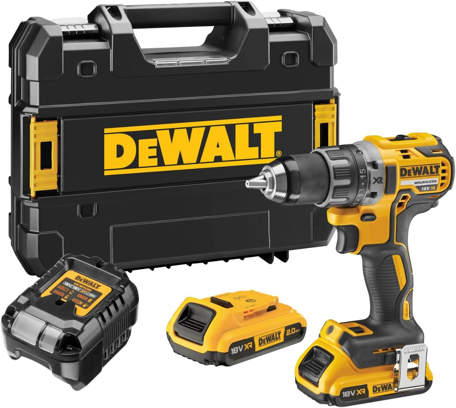 DeWalt Akku-Bohrschrauber,18 V,13Ah Li-Ion, DCD771C2-QW