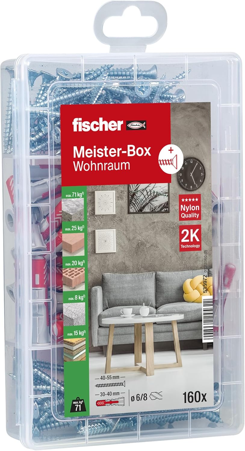 Meister Dübel- und Schrauben Set 233-teilig, 947320