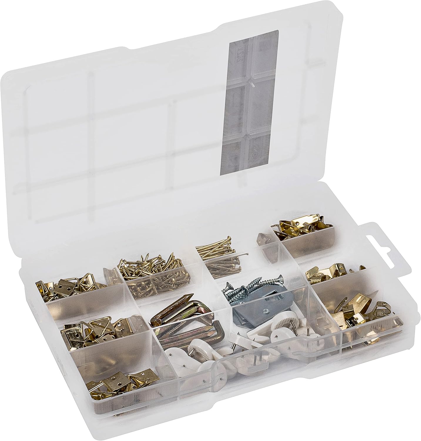 Connex DP8500014 Bilderhaken-Sortimentskasten, 142- teilig